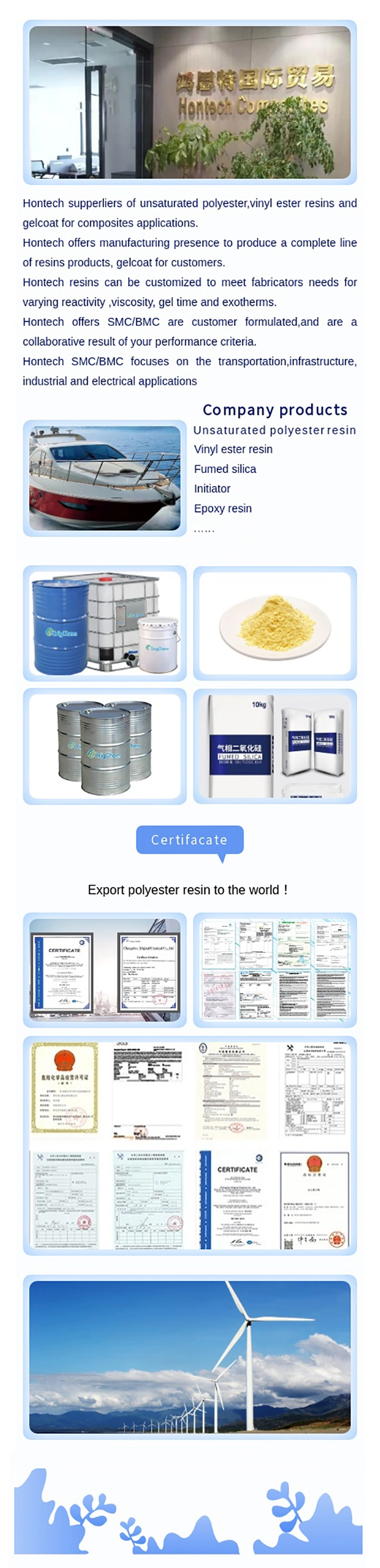 Standard Bisphenol a Epoxy Resin for Adhesive