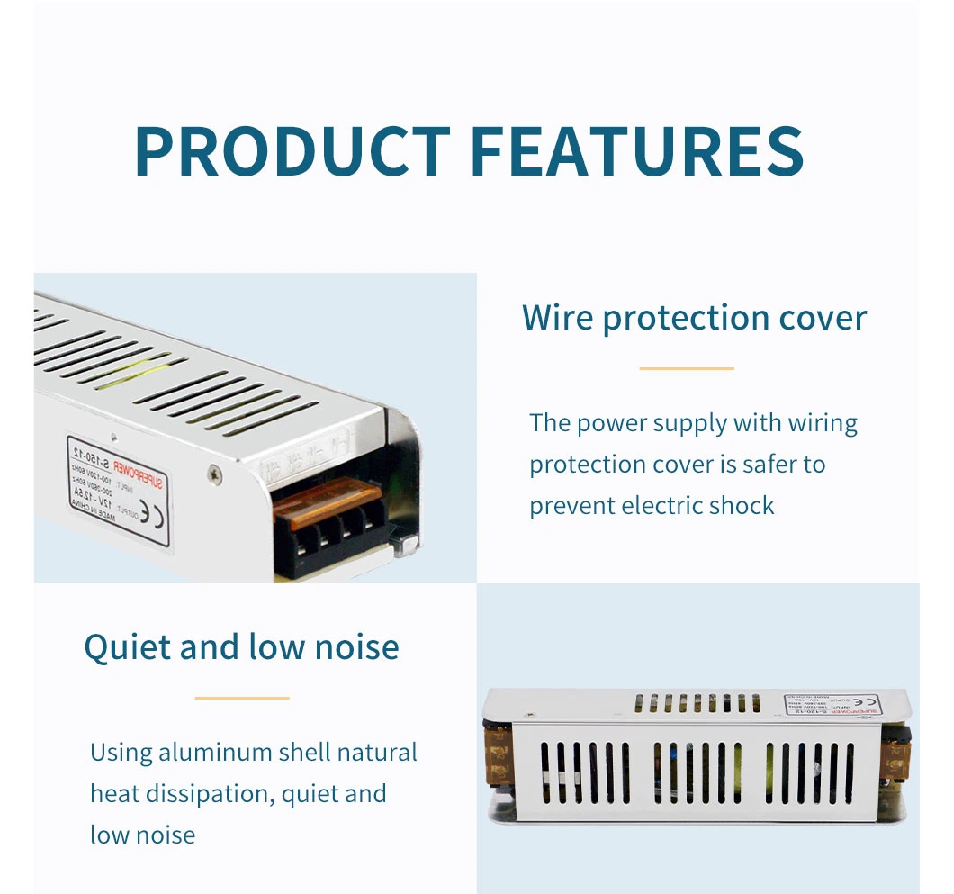 Driver DC 12V8.5A 100W Strip Switching Power Supply Is Used in Medical Machinery