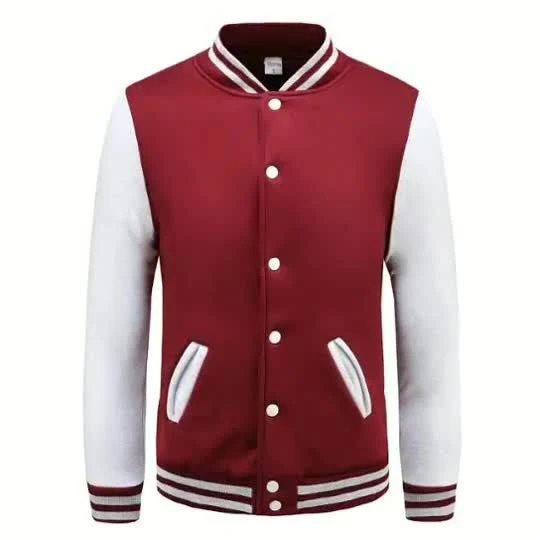 Varsity College-Jacke, Outdoor-Stickerei, Streetwear, Kleidung, Kleidungsstück, Letterman-Winterjacken, Herren, Knopftaschen, Baseballjacken