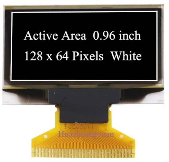 Direktverkauf ab Werk für anpassbares FPC (31,1 mm) 1,3-Zoll-OLED-Display mit einer Auflösung von 128 x 64