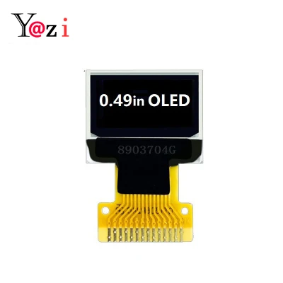 0,91-Zoll-OLED-DOT-Matrix-128X32-Treiber-IC SSD1306z Blaues 0,91-Zoll-OLED-Display, gelötet 12-poliges OLED 0,91 128X32