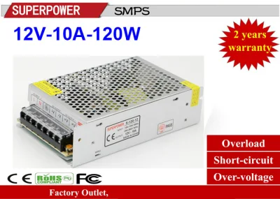 12V 10A 120W Sicherheitsüberwachungs-Schaltnetzteil